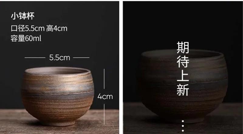 Taza de Café de Cerámica Estilo Japonés Porcelana Personal Individual Tazas de Té de Cerámica Vajilla Taza de Vino Tazas de Agua Regalo Venta al por Mayor