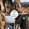 Steel Cable Retractable Keychain Aluminum Zinc Zinc Alloy Retractable Key Holder  Camping