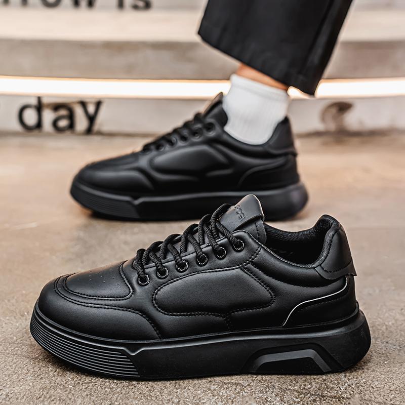 New spring youth leisure sports platform leather board shoes