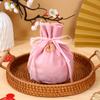 Traditional Drawstring Candy Bag Chinese Wedding Gift Bag Creative Flannel Gift Bag  Party