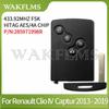 285971998R 433MHz 4A Chip Passive Keyless Go / Entry Remote Car Key Smart System For Renault Clio IV Captur 2009-2016 2018 2019