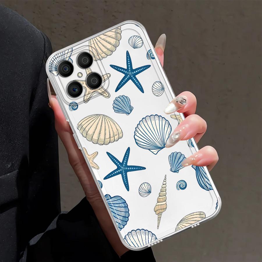 

Shell Starfish Soft Phone Cover Case for Honor X9a X8b X7b X8a X9b 90 Lite X8 Honor X7b