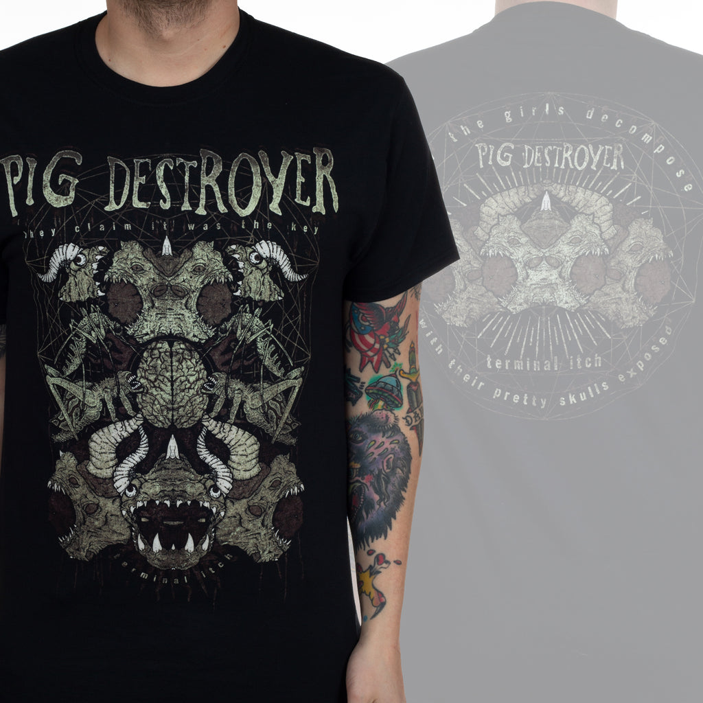 Pig Destroyer Band Graphic Cotton T-shirt Unisex Summer Short Sleeve Fashion Brand Tee Luxury Casual Vintage Retro Top