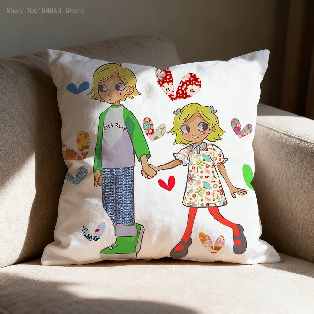 CCharlieS LLola Pillow Case For Sofa Decor Car Office Room Printing Cushion Cover Decorations and Protector
