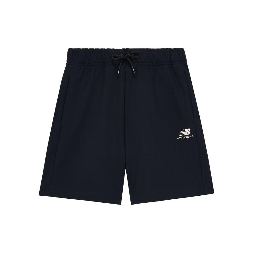 New Balance Logo Cotton Shorts Asia Sizing  Black  Men s 5VD24213-BK XL