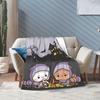 Bubu Dudu Throw Blanket for Couch Soft Cozy Plush Blanket Kawaill Couple Bears 50x60 Inches Multi-size Bedspread for All Seasons