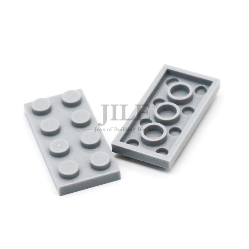 

50 шт. Совместимая с Moc пластина 3020 Кирпичики 2x4 Разноцветные строительные блоки Обучающие сборные частицы Аксессуары Игрушка Город