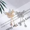 Animal Cubic Zircon Butterfly For Women Girl Rhinestone Accessories Jewelry Brooches Pin Corsage