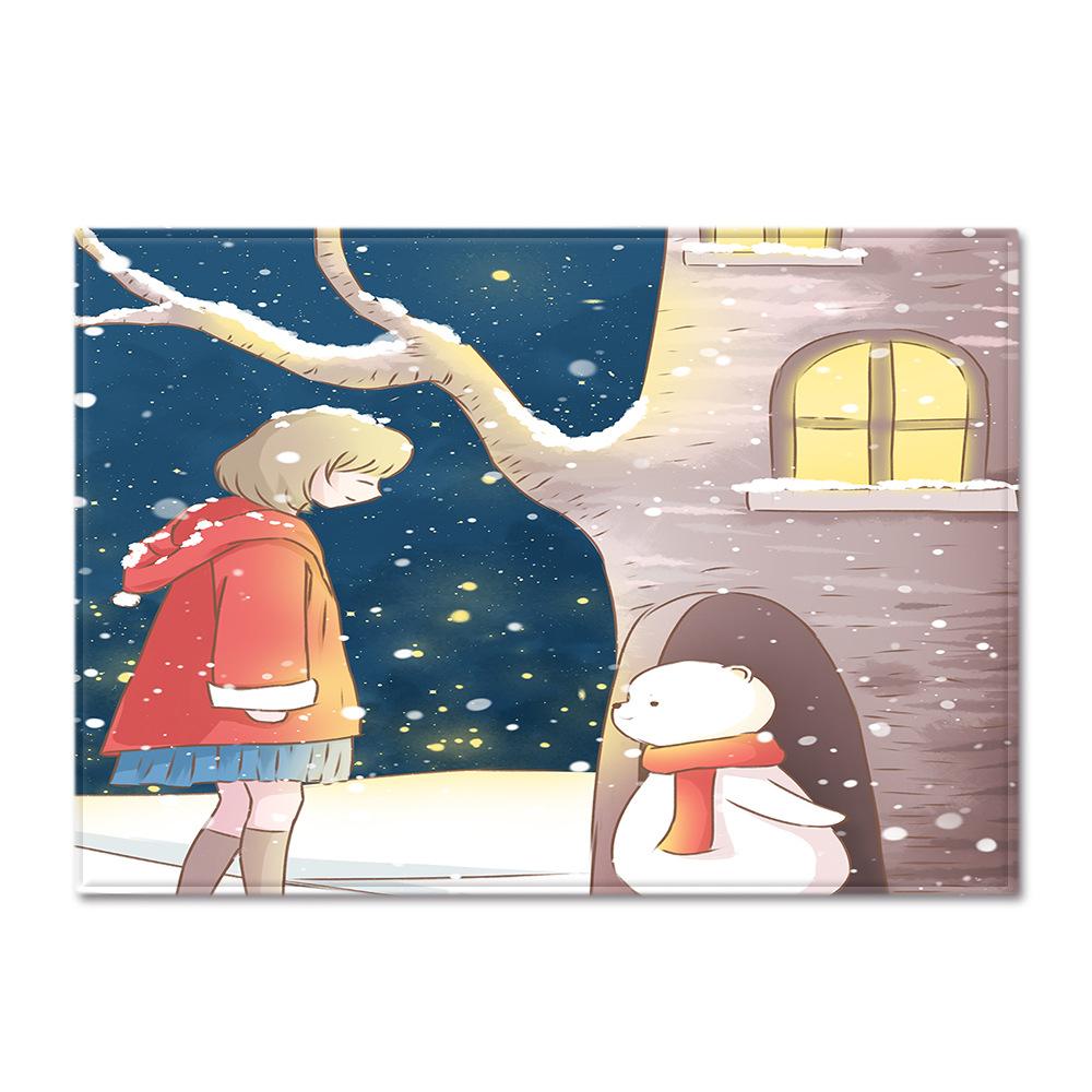 Tree Hole Big Carpet Feather Wind Bedroom Floor Mat Fixed Zhi