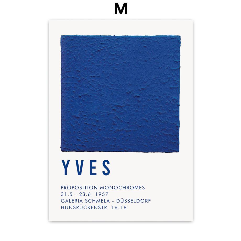 מאטיס אנדי וורהול פרפר בוטני ציור קנבס כחול באוהאוס אמנות קיר פוסטרים והדפסים לעיצוב סלון תמונות