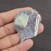 Natural Prehnite Gemstone 925 Sterling Silver Jewelry Designer Pendant 2.09" AJP-2422