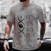 Tees for Men God Jesus Christ In My DNA Print T Shirt Male Casual Short Sleeve O Neck Streetwear Summer Graphic Tops As Gifts