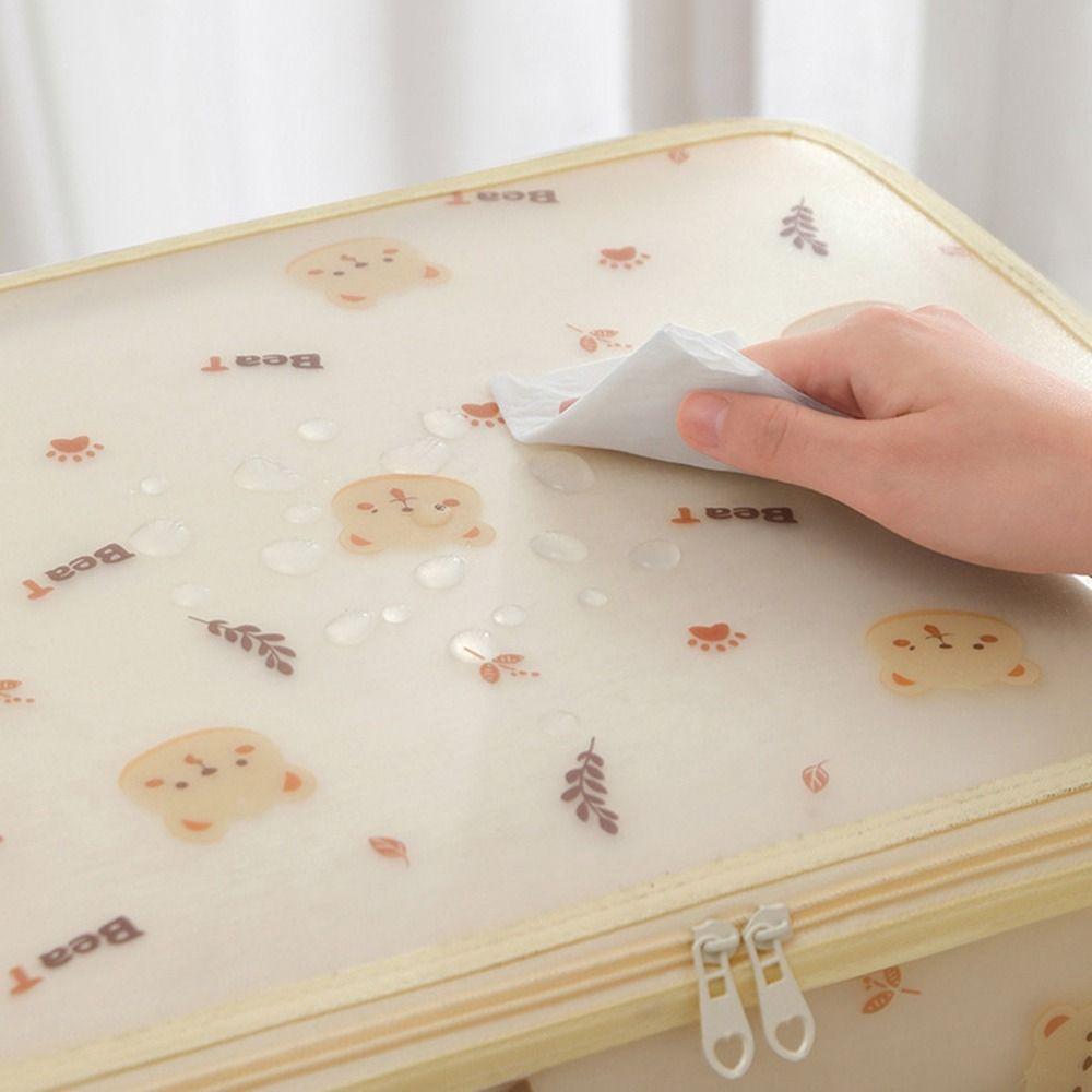 Large Capacity Clothes Storage Box Foldable Closet Storage Organizer for Home