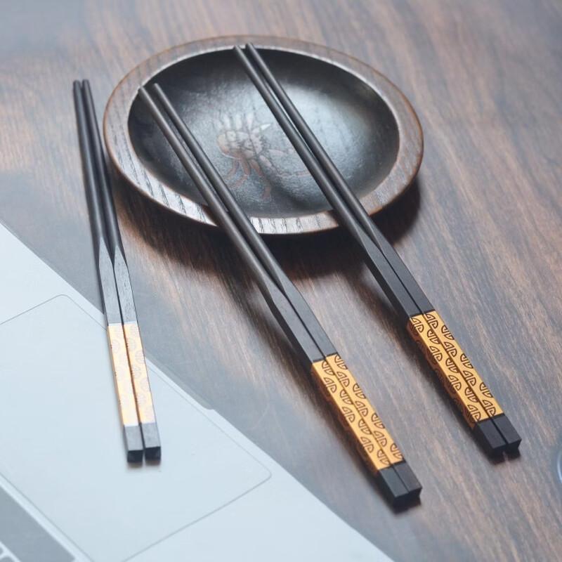 Ruhan Red Sandalwood & Ebony Chinese Chopsticks