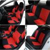 Cars Seat Covers Set Universal with Tire Track Detail Styling Car Seats Protector Universal Fit Most Auto Interior Decoration Accessories