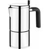 Italian Coffee Pot BRA BALI 10 Cups 500 Ml Steel Metal Stainless Steel
