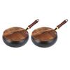 BRINDEN WOK PAN KOINGE Cookware Iron for All Cooktops Hotel Kitchen Camping