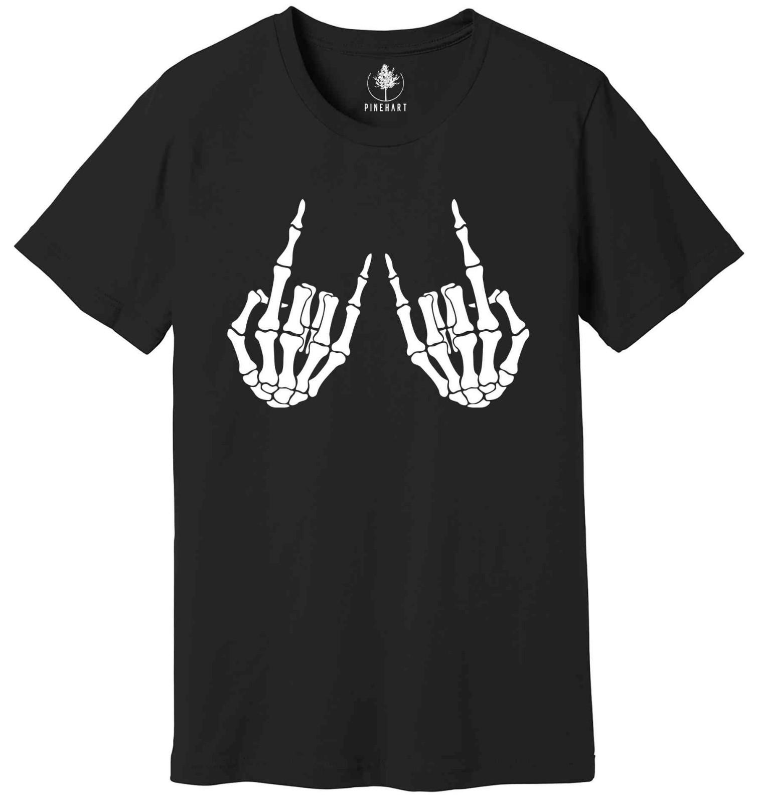 Skeleton Hand Shirt, Skeleton Shirt, Horror Gift, Skeleton Rock Shirt S разноцветный