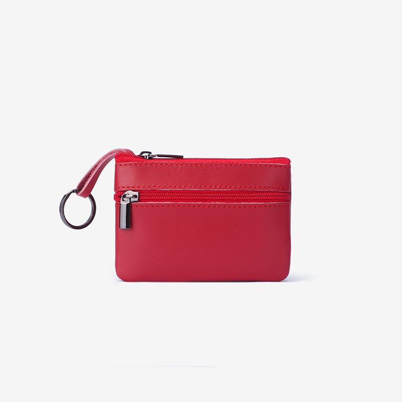 Multifunctional Coin Bag Leather Mini Storage Bag Children'S Coin Purse Mini Zipper Key Holder For Cycling Shopping Party