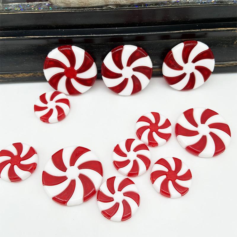 25/35mm Christmas Decoration Acrylic Artificial Candy Cane Xmas Tree Hanging Ornaments for Home Party Decor 2025 Navidad