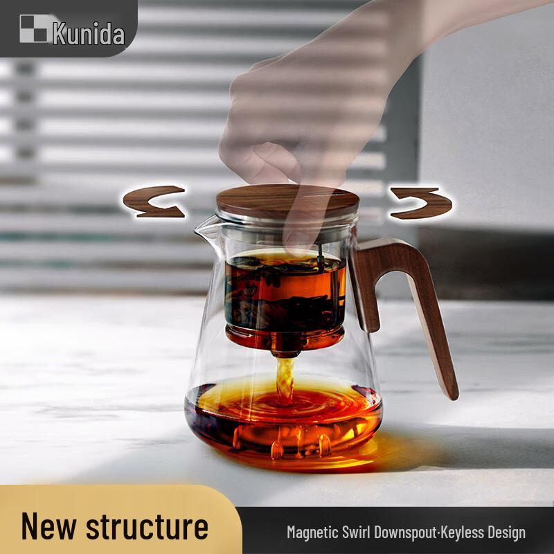 Shangming Magnetic Infuser Glass Teapot Set