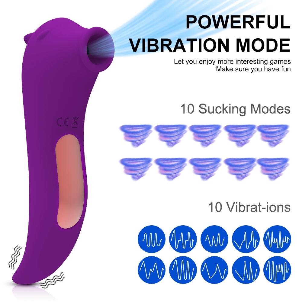 Clitoral Sucker Vibrator Vagina Massage Wand Vacuum Sucking Sexy Adult Toys Suck Vibrator G Spot Vibrating Female Masturbators