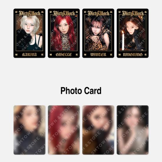 aespa Dirty Work Random Trading Card