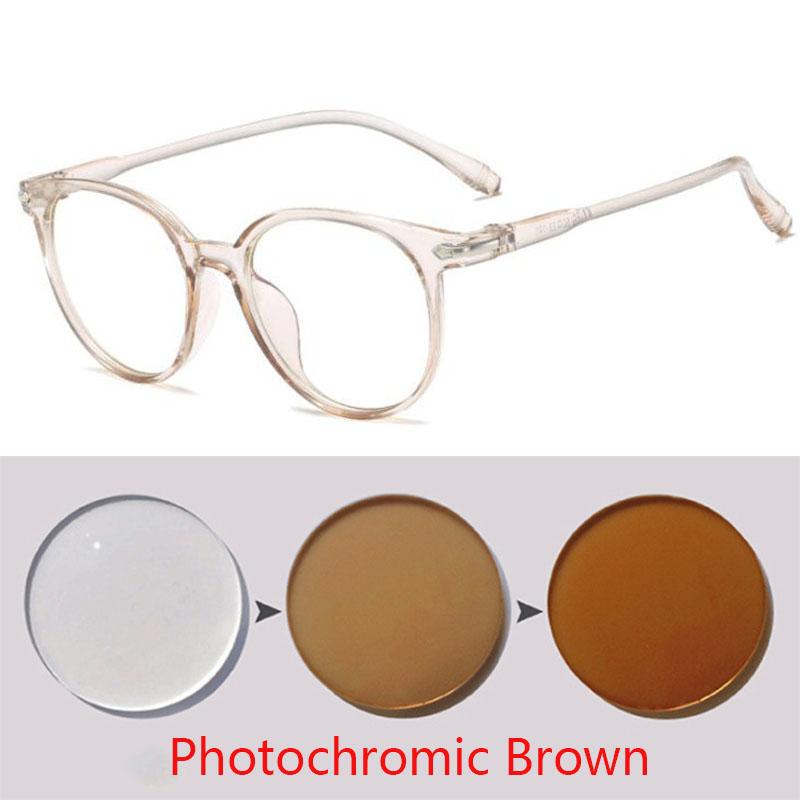 -1.0-1.5-2.0-2.5-3.0 To -6.0 Transparent Finished Myopia Glasses Men Women Black Eyeglasses Prescription Shortsighted Eyewear