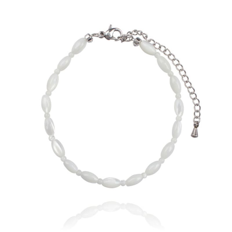 

AUGUST ALICE Hola Beach Almond Mother-of-Pearl Bracelet ONE