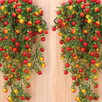 Artificial Green Flower Vine Wall Hanging for Indoor/Outdoor Decoration