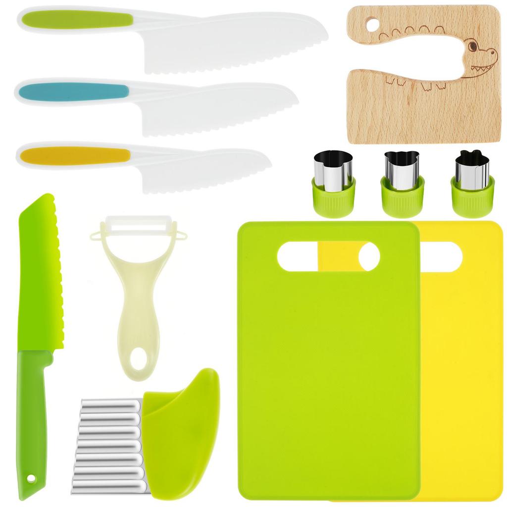 Children's Toy Knife Set for Early Education - Safe Cutting Tools for Kindergarten and Vegetable Play