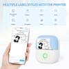 Mafiti Mini Sticker Printer Portable Thermal Inkless Wireless Bluetooth Phone Printer with AI Drawing,for Study Notes Pictures Photos Scrapbook
