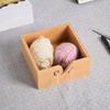 Square Knitting Bowl Crocheting Bowl Wool Holder Knitting Bowl Holder Wool Storage Bowl Knitting Accessories for Daily