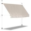 FIELDOOR Tension Sunshade Screen Awning Shade Awning Tent Width 303cm X Depth 90cm X Height UV Protection Water Repellent Veranda Terrace Easy