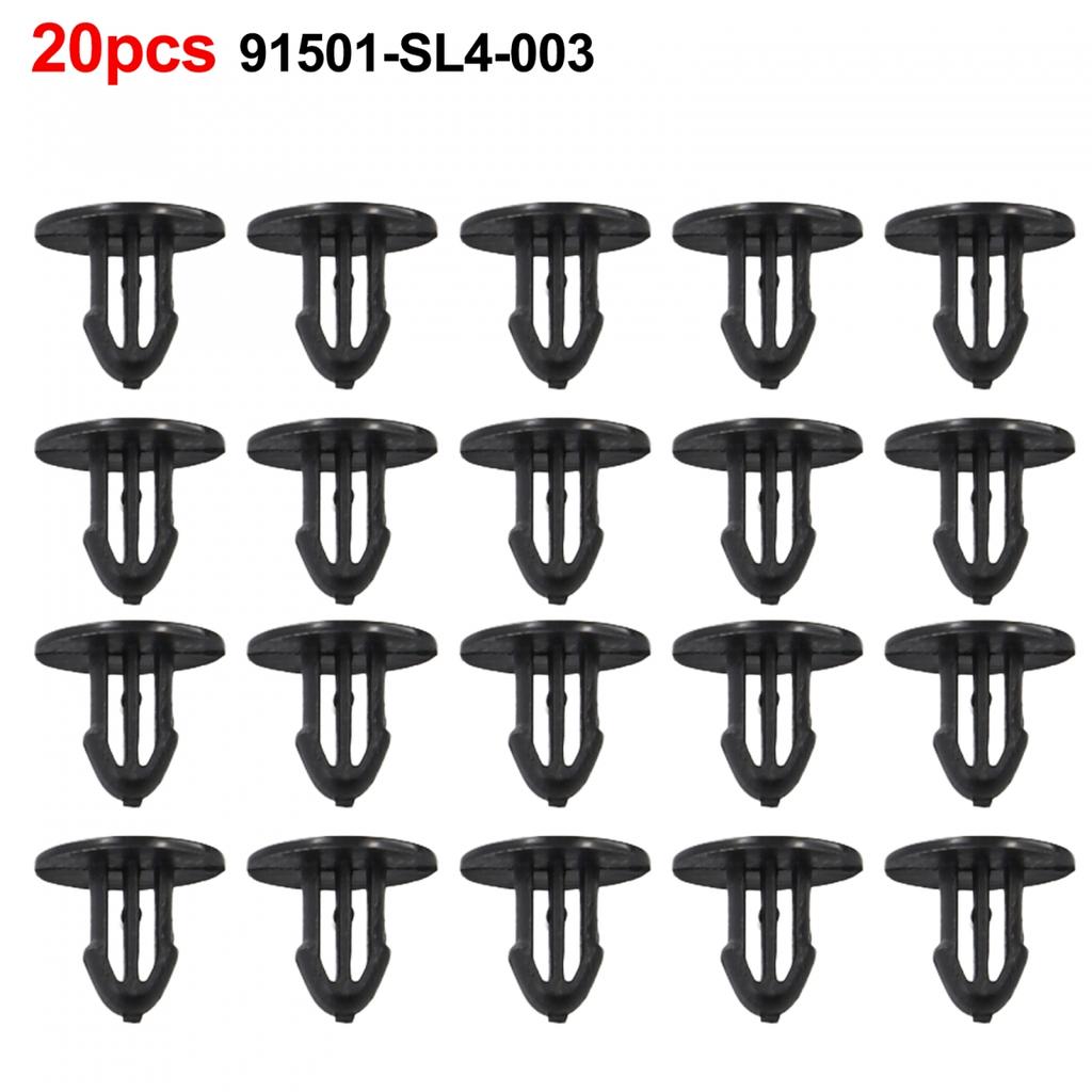 Cowl Grille Clip Clip For Civic Del Sol Black Stem Length 10 Mm