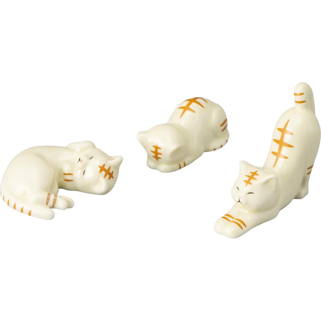 Cute Tabby Cat of Chopstick 6 X 4 Animal Cat SAN4574 "Toranekona Mainichi" (Set 3) Rests, Approx. Cm, Merchandise, Merchandise, Human-Use Tableware,