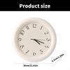 62KD Wall Clock Fashion Silents Modern Creative Rustics Decorative Clock Small Clock for Dining Room Home Office Bathroom