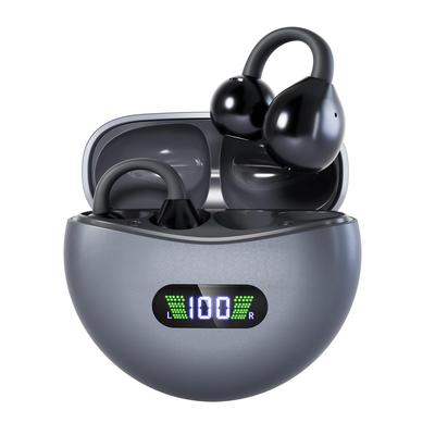 Bluetooth Earphones [2025 Ultimate Fit, Zero Pressure] Ear Cuff-Style Wireless Earbuds, Bluetooth 5.4, Ear Clip-On Design, No Ear Blocking, Remaining