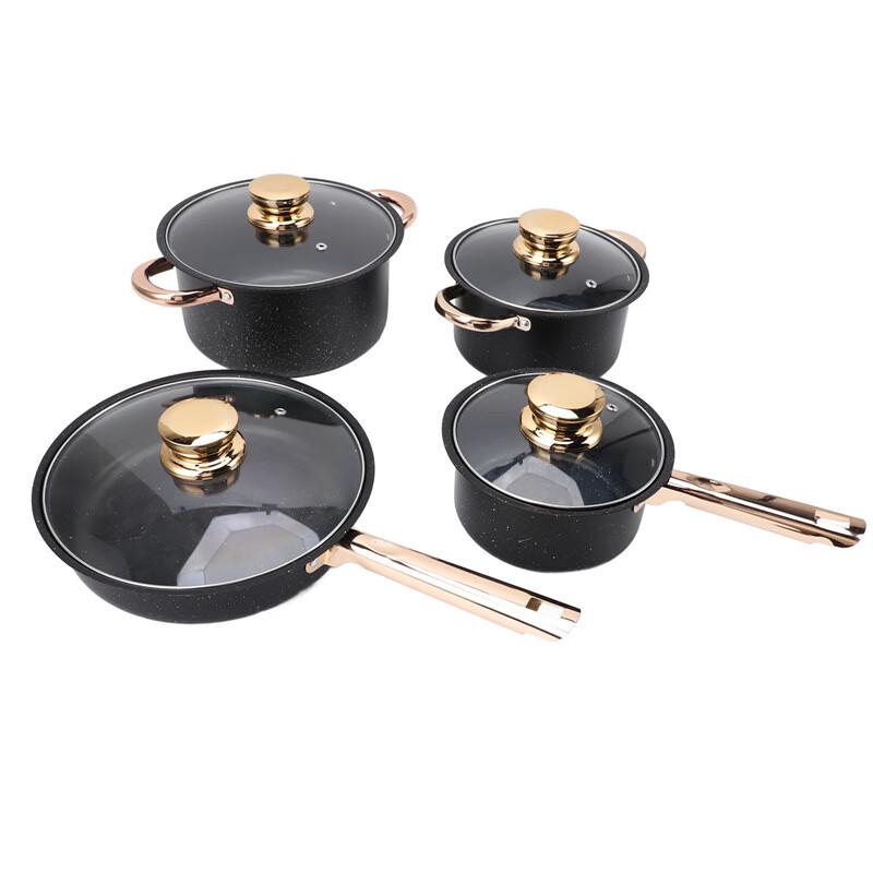 ZISIZ Maifan Stone 4-Piece Non-Stick Cookware Set