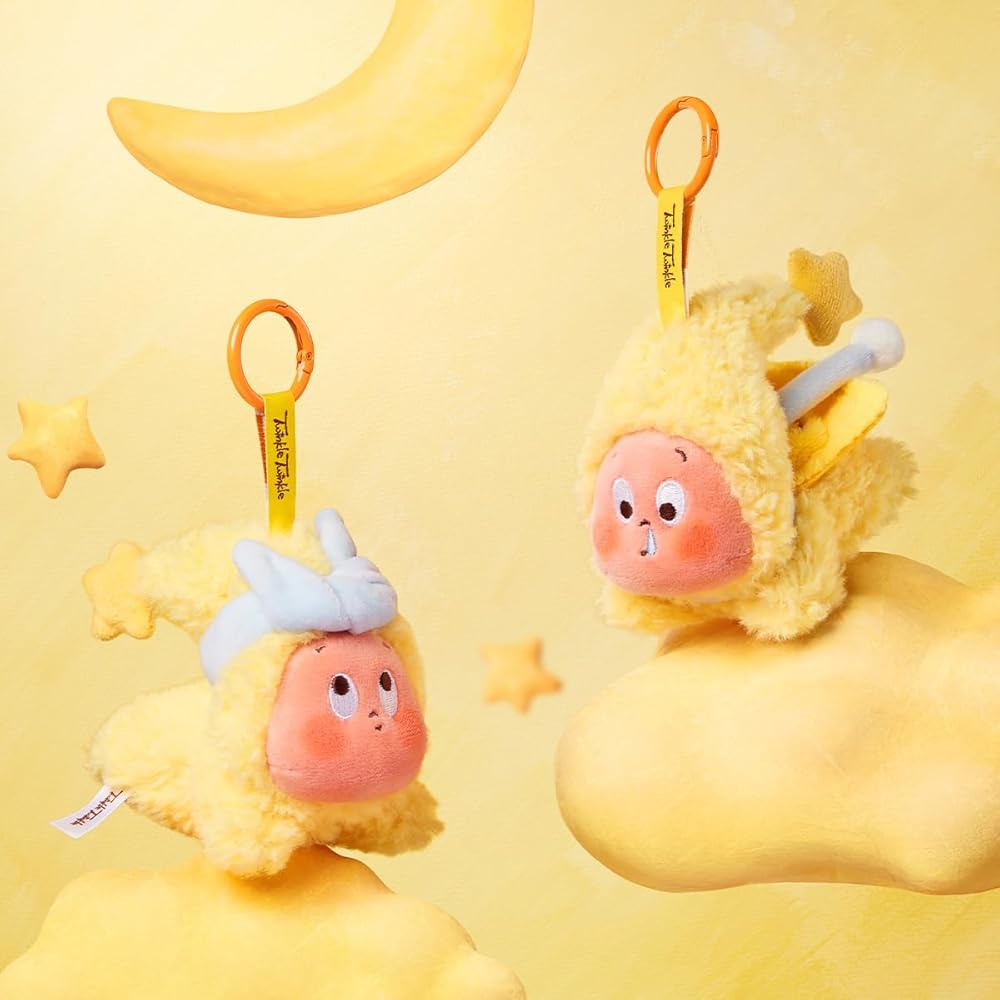 Pop Mart We are Twinkle Twinkle Series Plush Pendant Assorted Box 6 Pieces Premium Vinyl Toy Figure