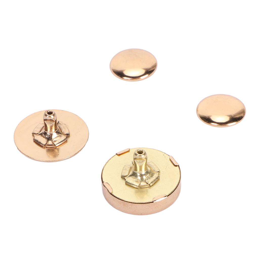 50 Jeux Boutons-pression Magnétiques 18x5mm Épais Alliage Haute Dureté Fermeture Magnétique pour Sac à Main Couture Artisanat