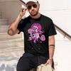 Verosika Mayday Heavyweight Retro Printed Pattern Fun Round Neck T-shirt for Daily Comfort