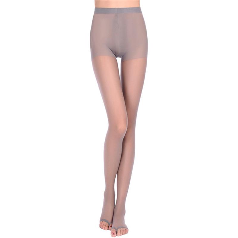 

Летняя защита от солнца Ультратонкие прозрачные колготки Гладкие шелковистые колготки без носка Женские прозрачные носки без пальцев для каблуков Medias One Size