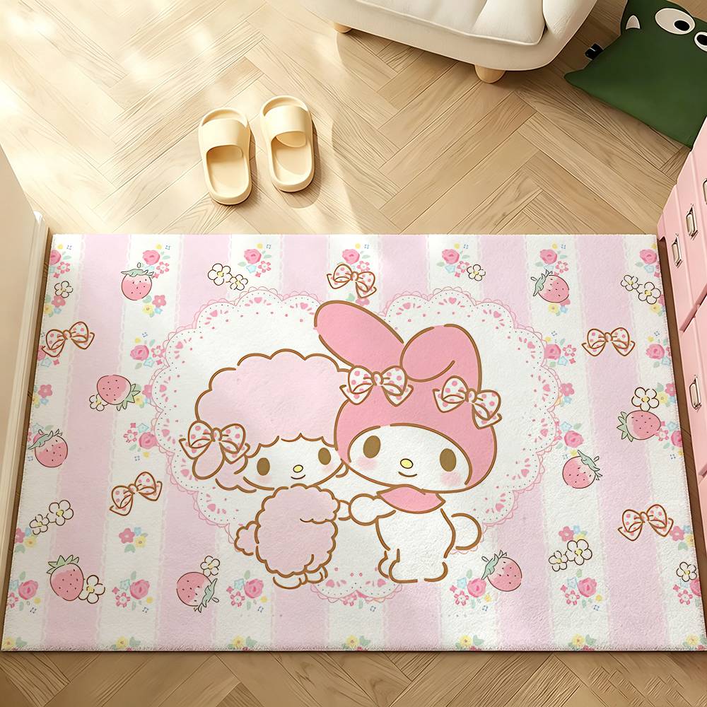 Cartoon Character M-MelodyS Carpet Bathroom Anti-slip Mat Door Mat Home Decoration Mat Entrance Door Mat Scratch-resistant Mat