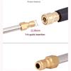 4350PSI curved rod nozzle cleaning water gun M22-14 threaded interface 1/4 quick connector for high-pressure cleaning