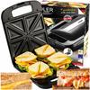 Large 8 Sandwich Toaster Sandwich Toaster Xxl Quick Toasts Toasted Bread 2000W