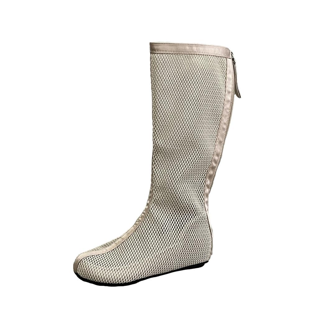 Internal height increase, autumn and winter design, woven fashion boots, female fashion, velvet and warm, niche new boots