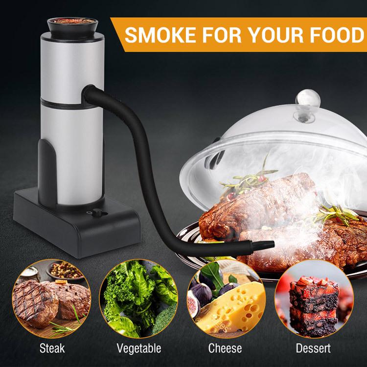 Adjustable Handheld Smoker Gun for Cocktails, Steak, and More - Portable Wood Chip Smoking Machine