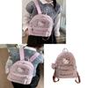 Cute Cartoon Hello Kitty Cat Backpack With Leopard Print Pu Material For Daily Use And Storage