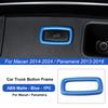 Car Trunk Switch Button Trim Frame Sticker For Porsche Cayenne Macan Panamera 2013 2014-2016 2018      2024
